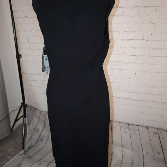 Scarlett Black Sleeveless Long Dress Women's Size 12-NWT - Picture 4 of 8